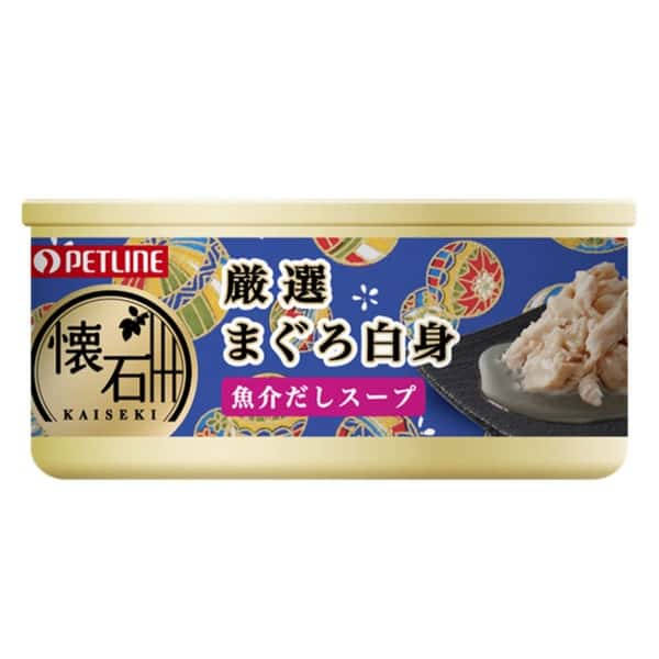 日本Petline 貓罐頭 懷石系列 吞拿魚湯罐 60g (KC5) (圖片1)