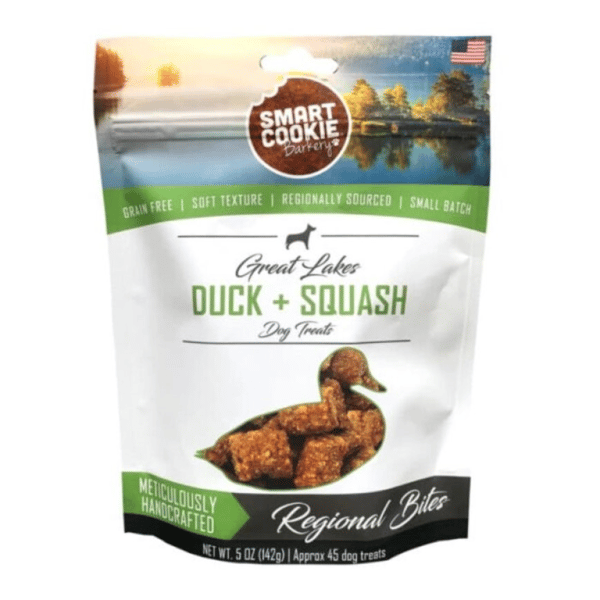 Smart Cookie Barkery 全天然柔軟狗小食 鴨肉 + 胡桃南瓜 5oz (FSCDS) (圖片1)