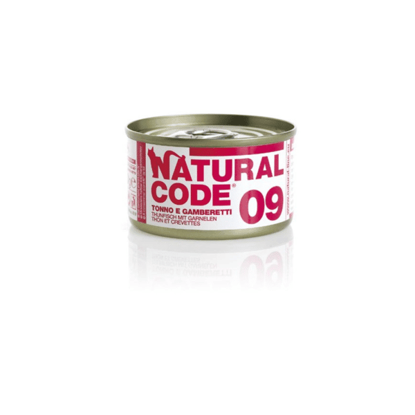 Natural Code 貓罐頭 吞拿⿂ & 蝦⾁ Tuna & Shrimps 85g (NCC09) (圖片1)