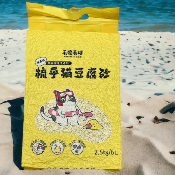 毛優毛球 絲蘭萃取除臭 豆腐貓砂 6L (圖片1)