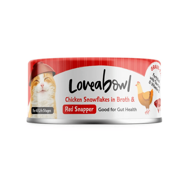Loveabowl 貓罐頭 健腸嫩雞紅鯛魚 70g (LBCE014) (圖片1)