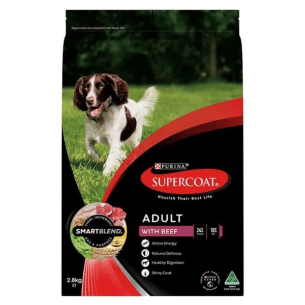 PURINA SUPERCOAT 狗糧 成犬牛肉保護力強化配方 2.8kg (12508712) (圖片1)