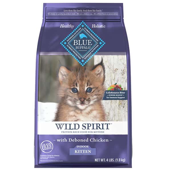 BLUE BLUE BUFFALO 貓糧 幼貓室內貓 雞肉配方 2lb 2lb  正面圖