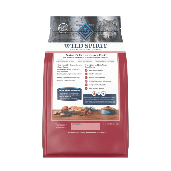 BLUE BUFFALO WILD Spirit Adult Salmon Recipe 4.5lb (805221) (圖片3)