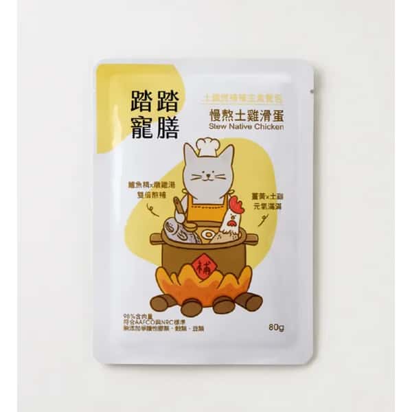 踏踏寵膳 貓主食餐包 鱸魚精系列 慢熬土雞x鵪鶉蛋 80g (TTC-8465) (圖片1)