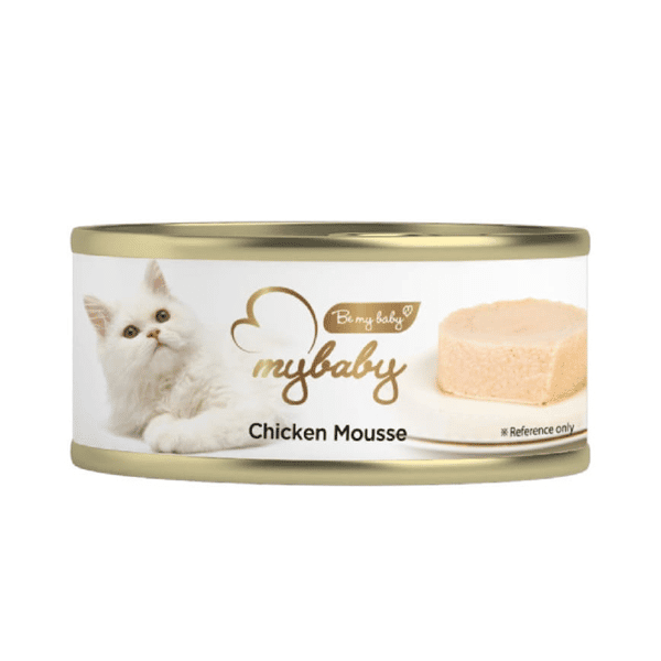 My baby 貓罐頭 雞肉慕絲 Chicken Mousse 85g (灰白) (90401396B) (圖片1)