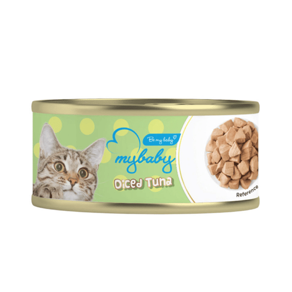 My baby 貓罐頭 角切吞拿魚 Deced Tuna 85g (90401392B) (圖片1)