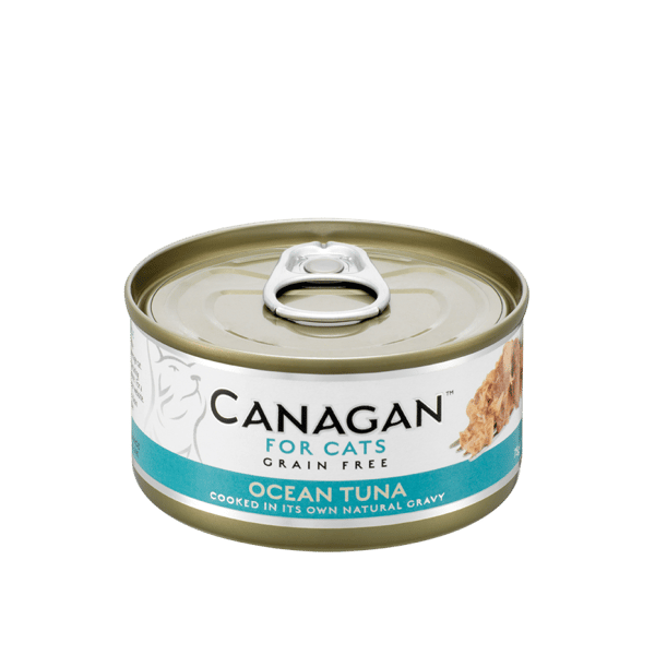 CANAGAN原之選 貓罐頭 無穀物貓罐頭 吞拿魚 75g (淺藍) (WT75) (圖片1)