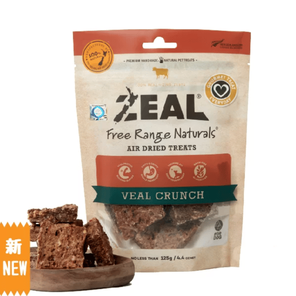 ZEAL 狗小食 紐西蘭牛仔肉脆 Veal Crunch 125g (NP108) (圖片1)