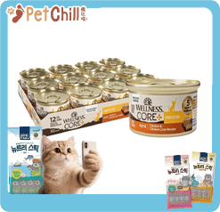 WELLNESS WELLNESS CORE 貓罐頭 無穀物 Classic Pate 室內貓除臭配方 雞肉及雞肝 5.5oz 156g 5oz  正面圖