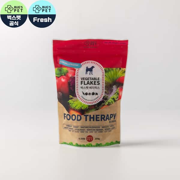 韓國Bug's 韓國Bug's Pet 超級低敏 有機蔬菜 高級蟲蛋白 拌食 全天然無添加 營養補充配方 肝臟及心臟健康 250g 250g  正面圖