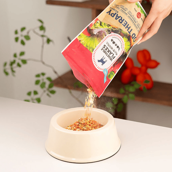韓國Bug's 韓國Bug's Pet 超級低敏 有機蔬菜 高級蟲蛋白 拌食 全天然無添加 營養補充配方 肝臟及心臟健康 250g 250g  背面圖