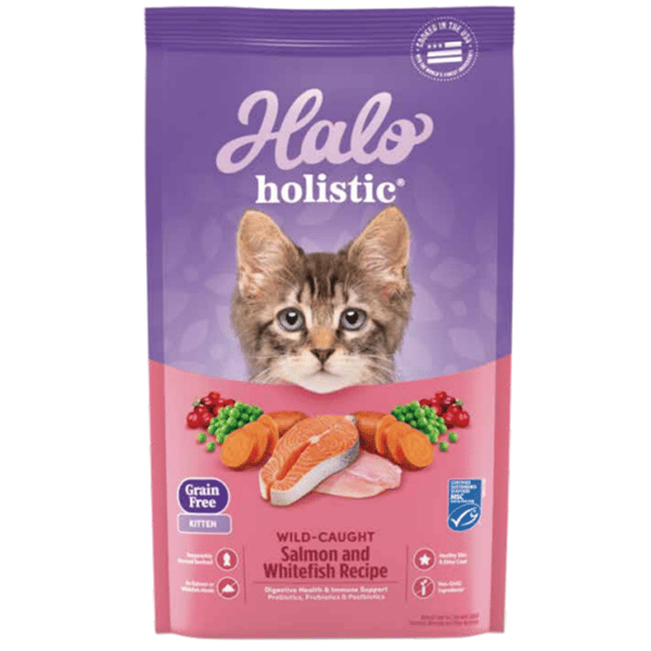 HALO 貓糧 幼貓無穀糧 野生三文魚白魚配方 3lb (34051) (新包裝) (圖片1)