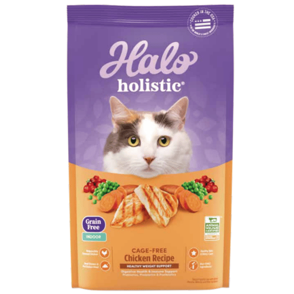 HALO 貓糧 室內貓無穀糧 健美體態 雞肉配方 10lb (35202-H) (新包裝) (圖片1)