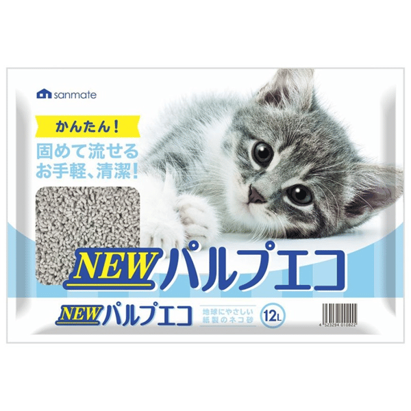 日本SANMATE 新有機環保 紙貓砂 12L (圖片1)
