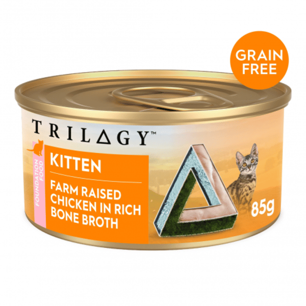 Trilogy 貓罐頭 無穀物肉絲幼貓主食罐 雞絲高湯 85g (SV20001) (圖片1)
