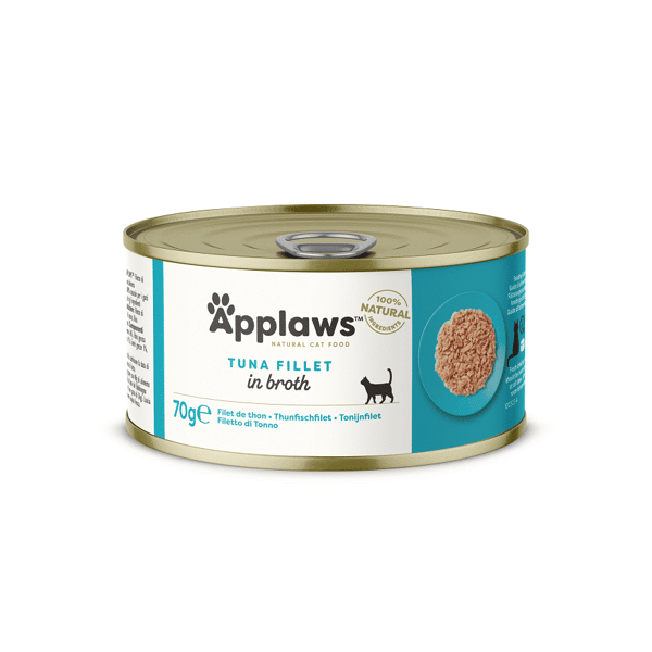 Applaws 貓罐頭 天然優質吞拿魚 Tuna Fillet 70g (淺綠) (1003) (圖片1)