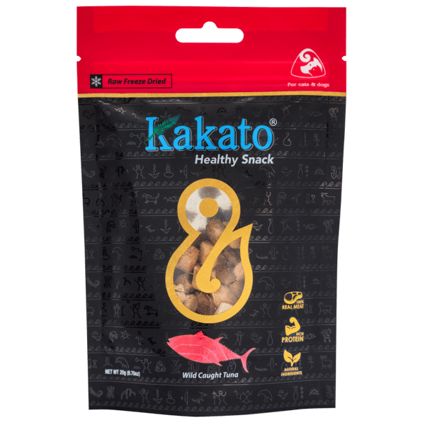 Kakato 卡格 貓狗零食 凍乾純肉小食 野生捕撈吞拿魚 20g (SK0953EIN) (圖片1)