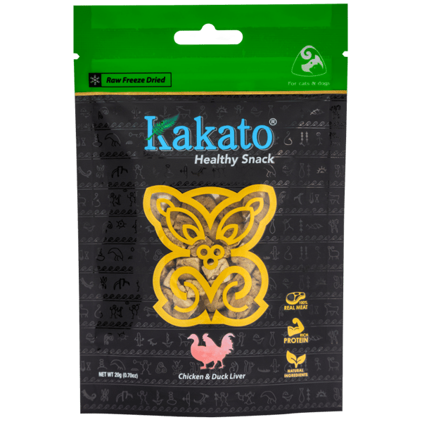 Kakato Freeze-dried Chicken & Duck Liver 20g (圖片1)