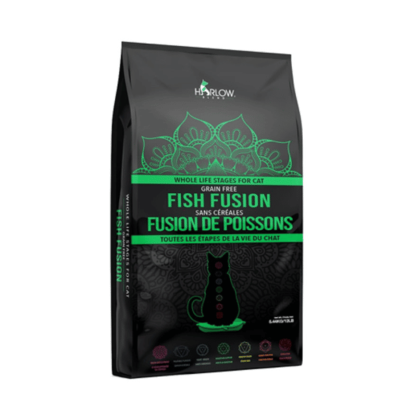Harlow Blend 楓葉 全貓糧 無穀物 海洋鮮魚,蔬果全貓乾糧 12lb (黑綠) (HR-191110) (圖片1)