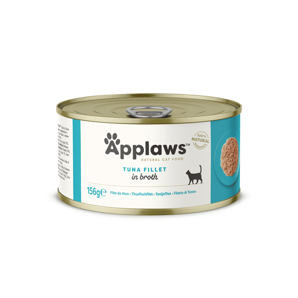 Applaws 貓罐頭 天然優質純吞拿魚 Tuna Fillet 156g (淺藍) (2003) (圖片1)