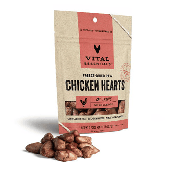 VITAL ESSENTIALS 凍乾貓零食 雞心粒 0.8oz (694037) (圖片1)