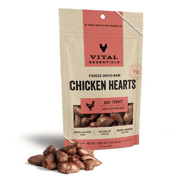 VITAL ESSENTIALS 凍乾狗小食 雞心粒 1.9oz (684076) (圖片1)