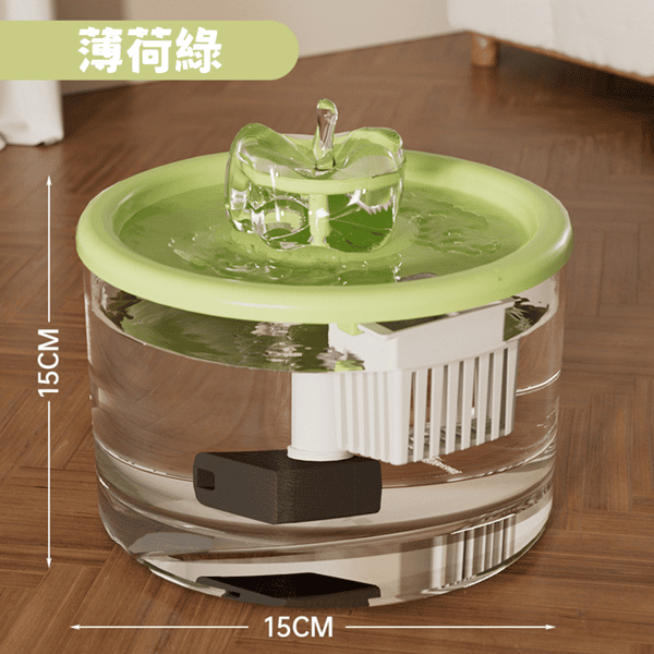寵物智能流動活水 飲水機 1000ml 1個 (隨機款) (圖片1)