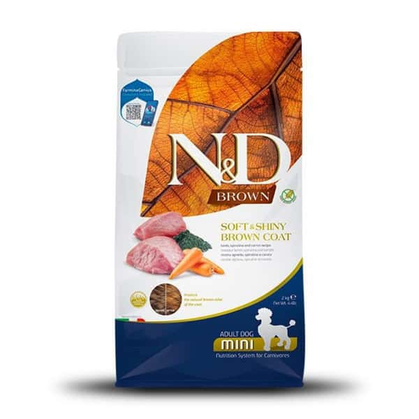 Farmina N&D 狗糧 無穀物天然螺旋系列 小型成犬配方 天然棕毛 2kg (NSDL020) (圖片1)