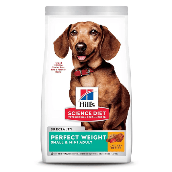 Hills Hills 狗糧 成犬 1-6 完美體態小型犬粒 12.5lb 5lb 正面圖
