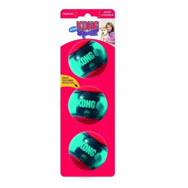 KONG Squeezz® Action 6cm (3 piece/packing) (66428) (圖片1)