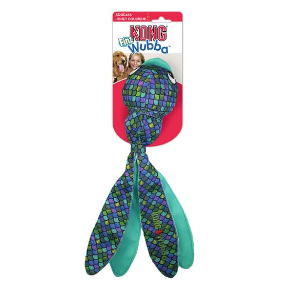 KONG KONG Wubba™ Finz, blue 42cm   正面圖