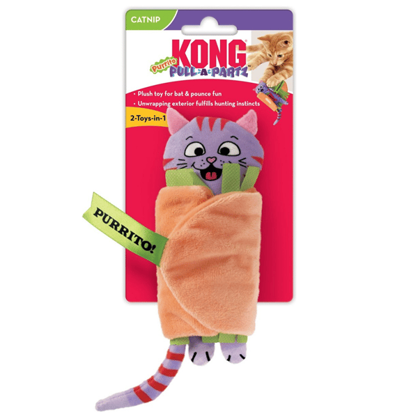 KONG Pull-A-Partz™ Purrito (CPP6) (圖片1)