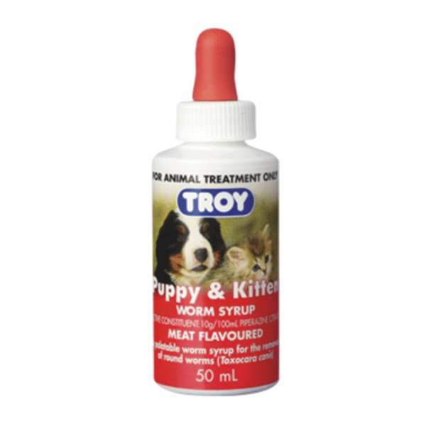TROY 幼貓 幼犬杜蟲糖漿 50ml (圖片1)