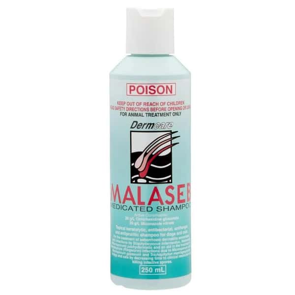 三條毛 藥用沖涼液 Dermcare Malaseb Shampoo 250ml (圖片1)