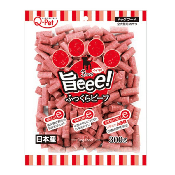 日本Q-Pet 狗小食 旨味 牛肉切條 300g (KQ049) (圖片1)