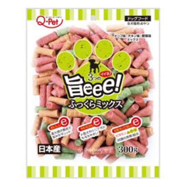 日本Q-Pet 日本Q-Pet 狗小食 旨味 雞牛菜混合味切條 300g 300g 正面圖