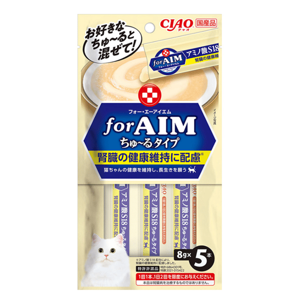 CIAO 貓零食 腎臟健康維持 S18氨基酸 8g×5 (CA-09) (圖片1)