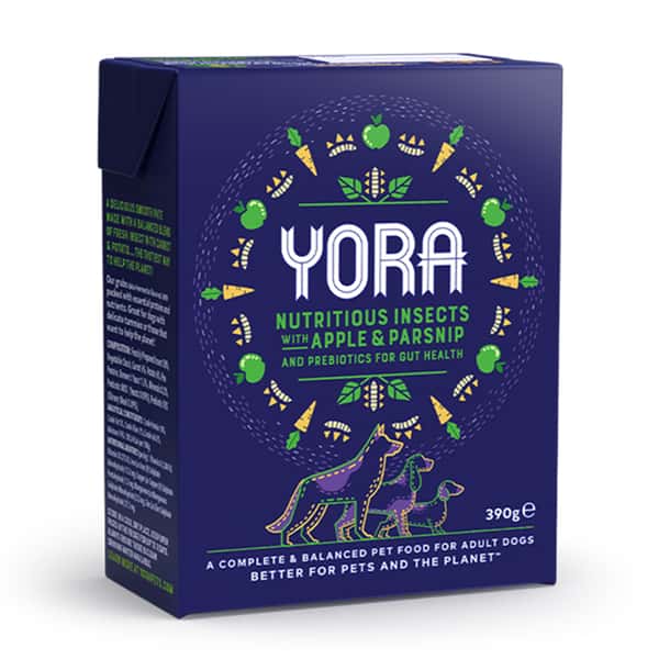 YORA YORA 狗濕糧 超級蛋白餐盒 蘋果醬防風草餐盒 390g 390g  正面圖