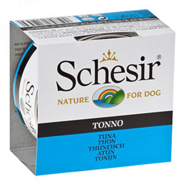 Schesir 啫喱狗罐頭 吞拿魚 150g (圖片1)