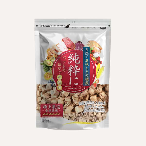 純粹 純粹 貓狗凍乾小食 凍乾雞肝粒 60g 60g  正面圖