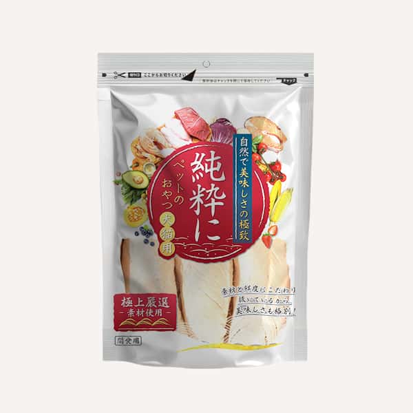 純粹 純粹 貓狗凍乾小食 凍乾雞胸肉 3條裝 背面圖