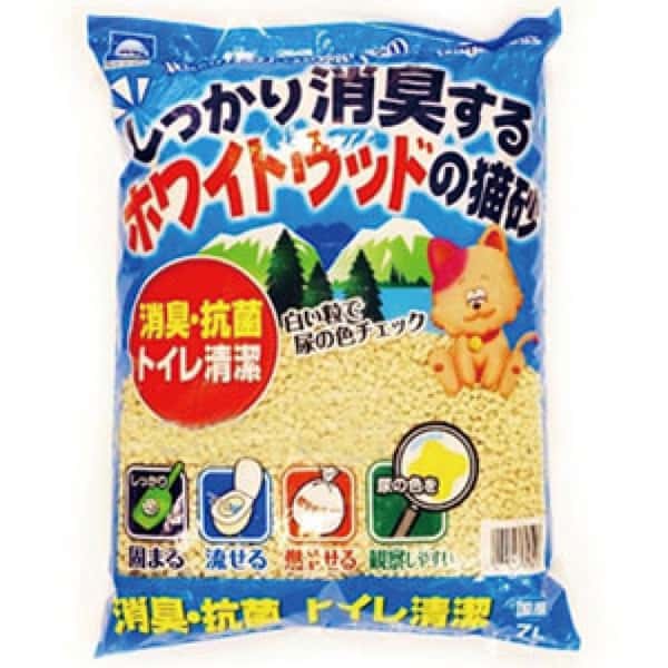 日本HappyPet大塚超強凝結白 木貓砂 7L (藍) (圖片1)
