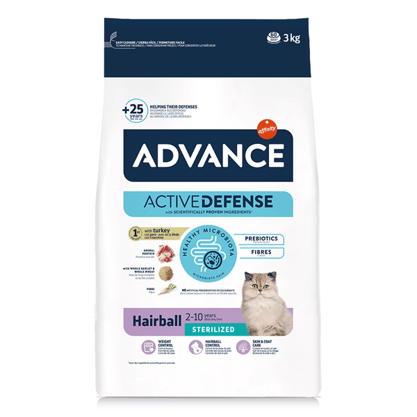 ADVANCE 絕育成貓糧 特殊護理 毛球護理 3kg (923915)  (圖片3)