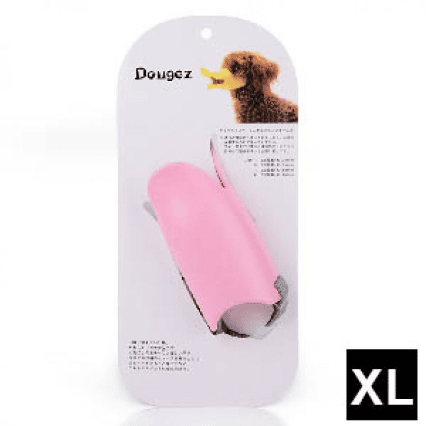 Dougez 可愛鴨仔造型狗狗口罩 (XL碼 粉紅) (圖片1)
