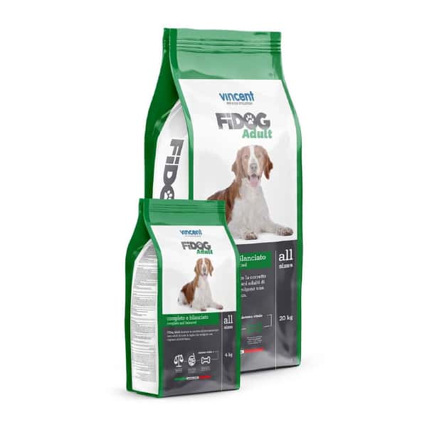 Vincent FiDOG 狗糧至尊 狗糧 成犬全品種完整均衡營養配方 意大利製造 4kg - 限時體驗價 (圖片1)