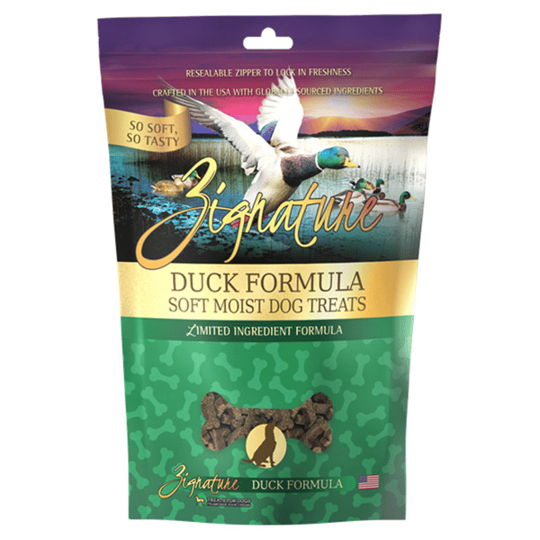 Zignature Zignature 香軟鮮肉狗小食 鴨肉 4OZ 正面圖