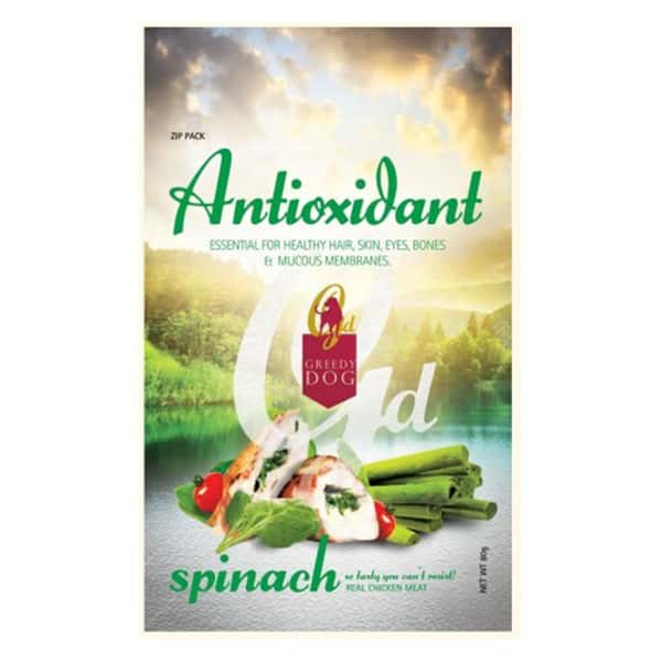 Greedy Dog 純天然狗小食 spinach 菠菜 80g (GD-SPC) (圖片1)
