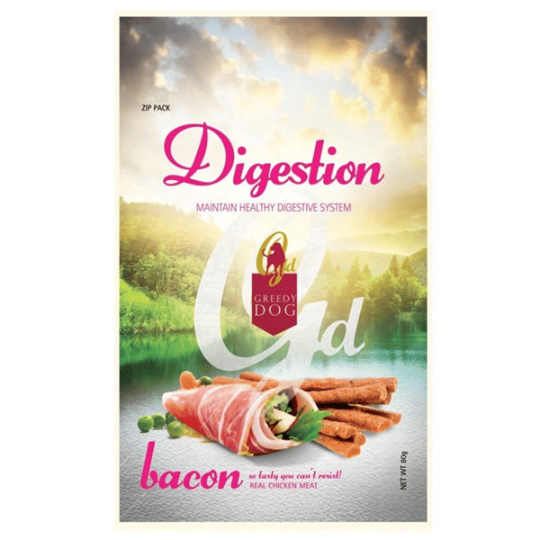 Greedy Dog 純天然狗小食 bacon 煙肉 80g (GD-BAC) (圖片1)