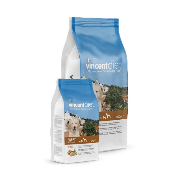 Vincent Diet 狗糧堡 狗糧 成犬全品種完整均衡營養配方 意大利製造 雞肉味 3kg - 限時體驗價 (圖片1)